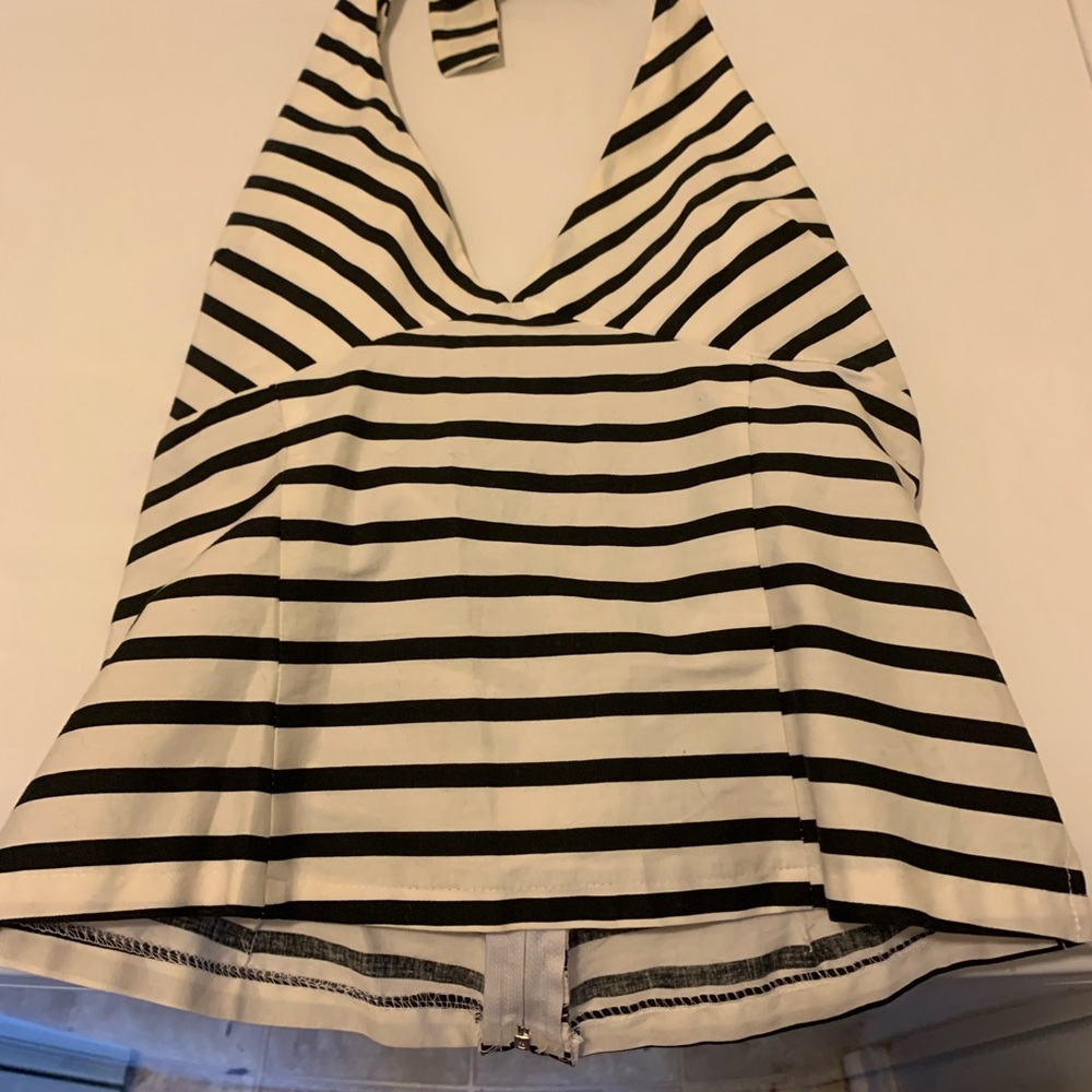 White House Black Market strapless top